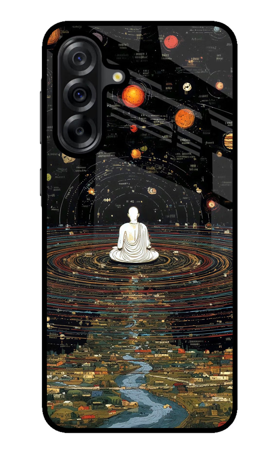 Space Monk Samsung A36 5G Back Cover, Metal case