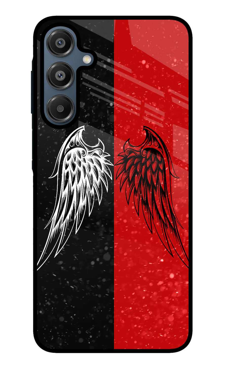 Wings Samsung A16 5G Back Cover, Metal case