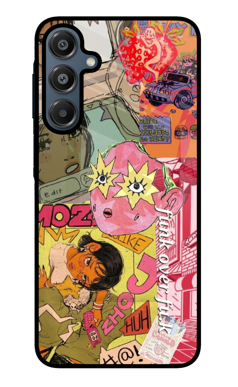 Funkover Samsung A16 5G Back Cover, Metal case