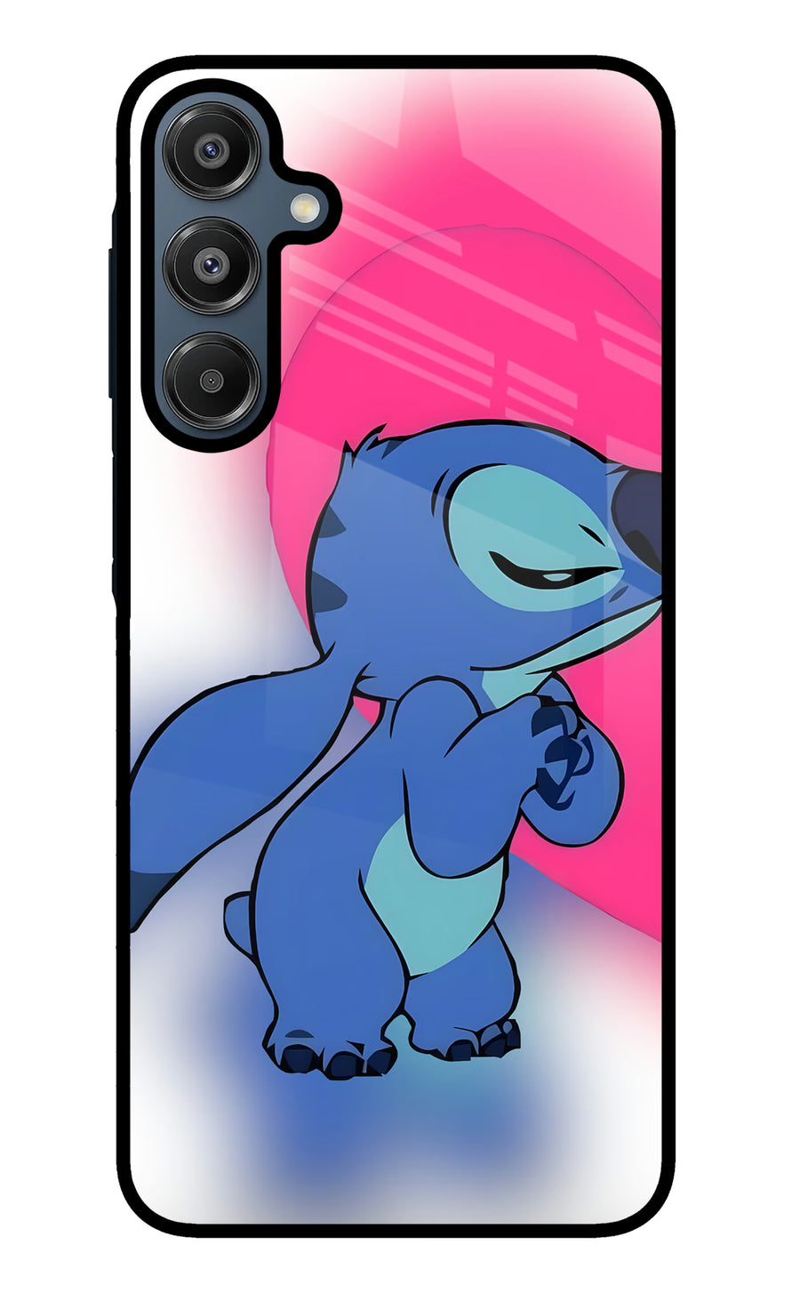 Stitch Hug Samsung A16 5G Back Cover, Metal case