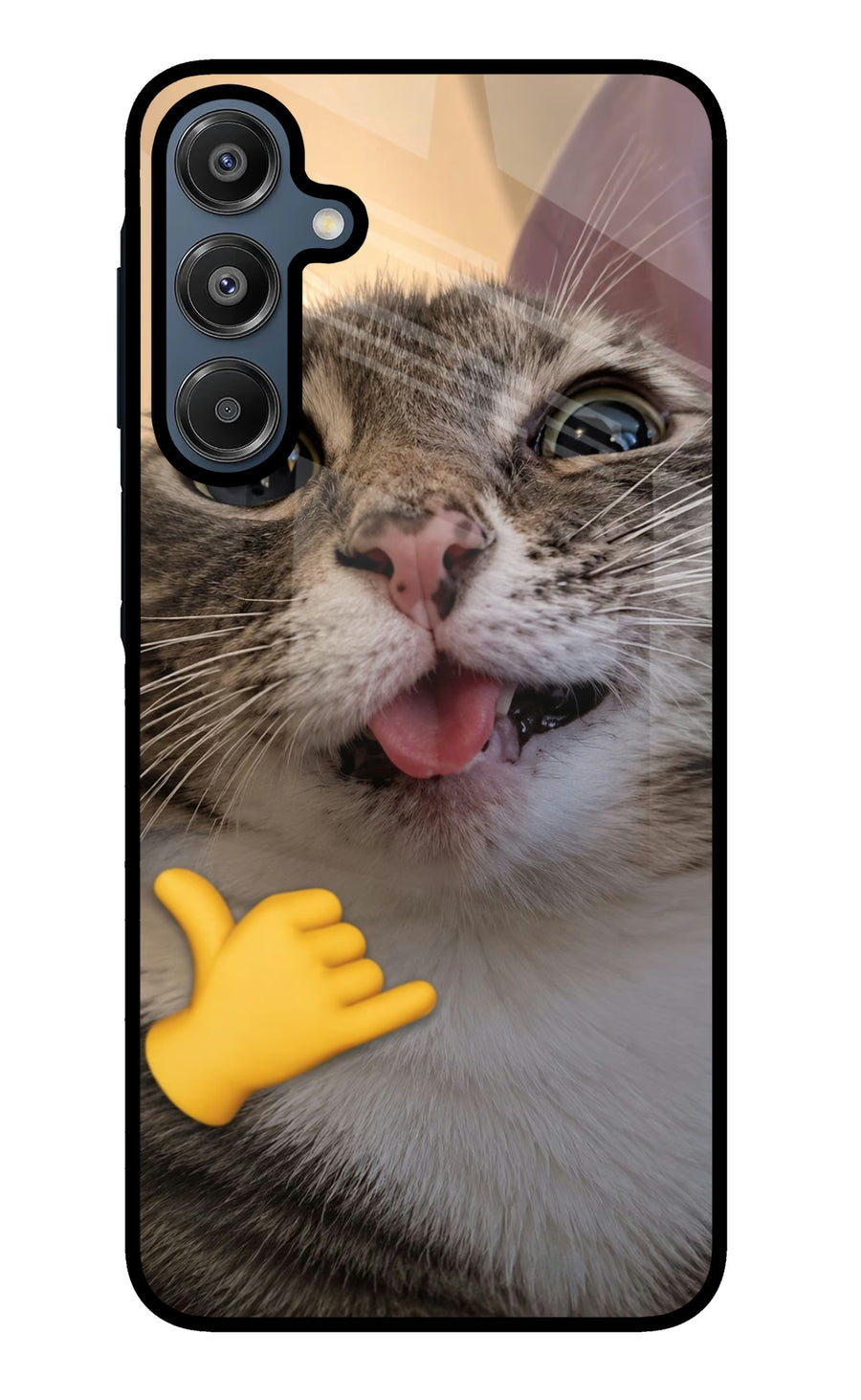 Silly Cat Call Samsung A16 5G Back Cover, Metal case