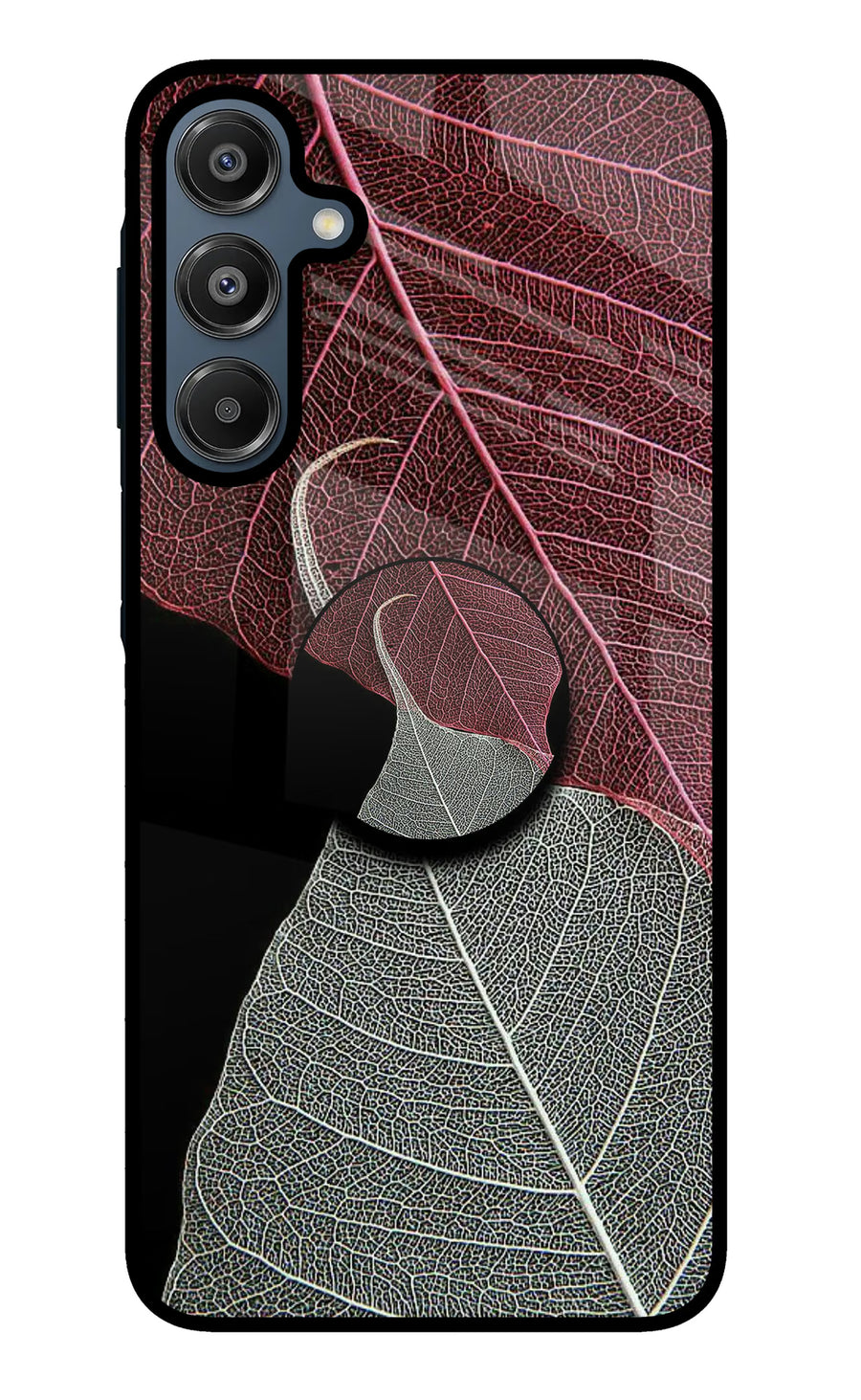 Leaf Pattern Samsung A16 5G Pop Case, Metal case