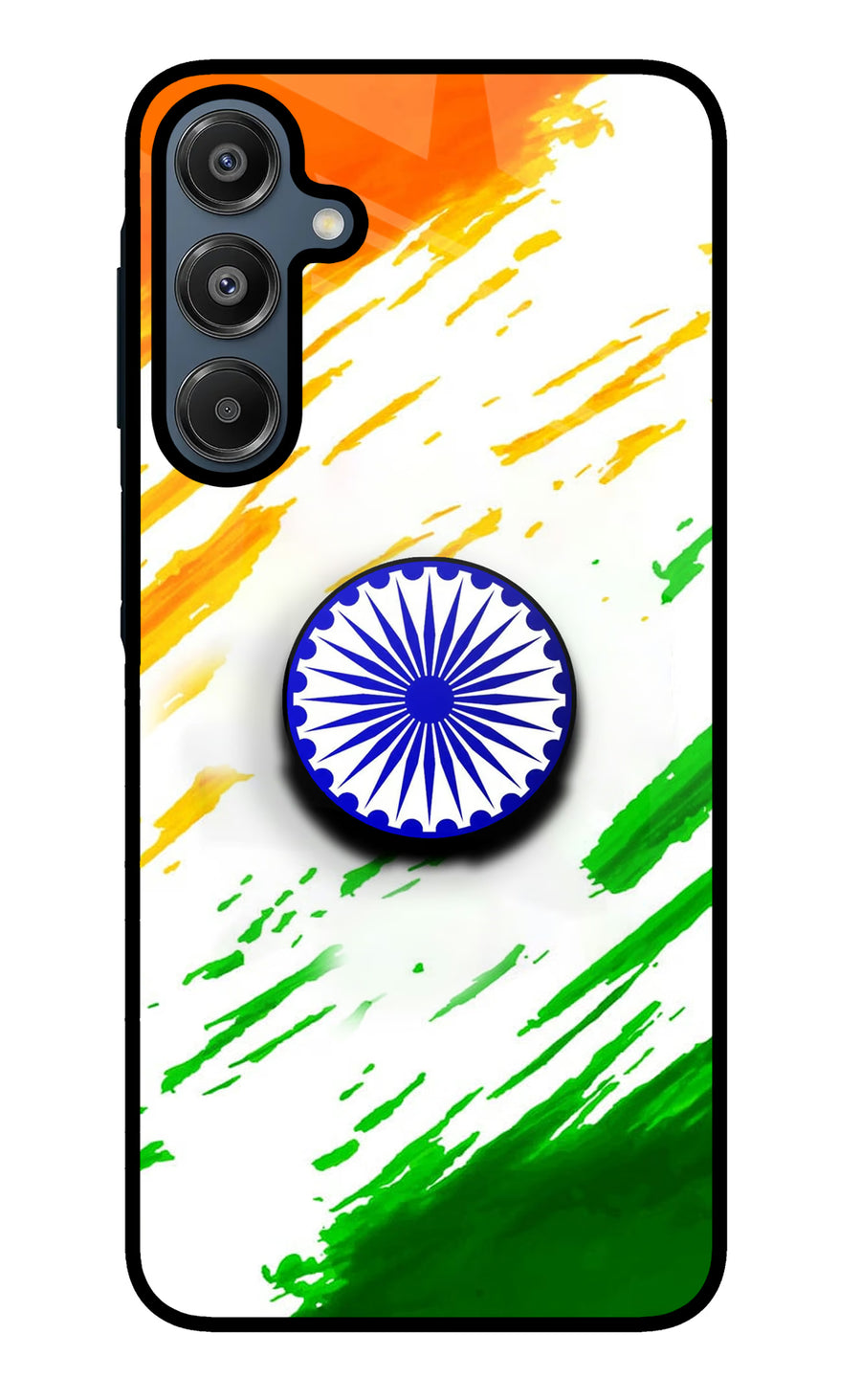 Indian Flag Ashoka Chakra Samsung A16 5G Pop Case, Metal case
