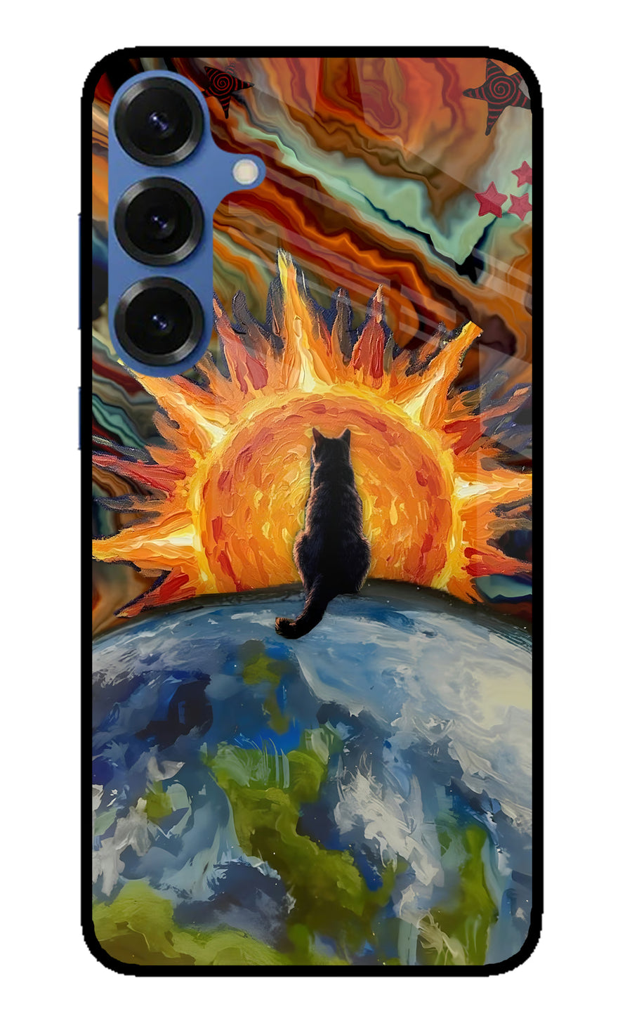 Sunrise Beyond Samsung S25 Back Cover, Metal case