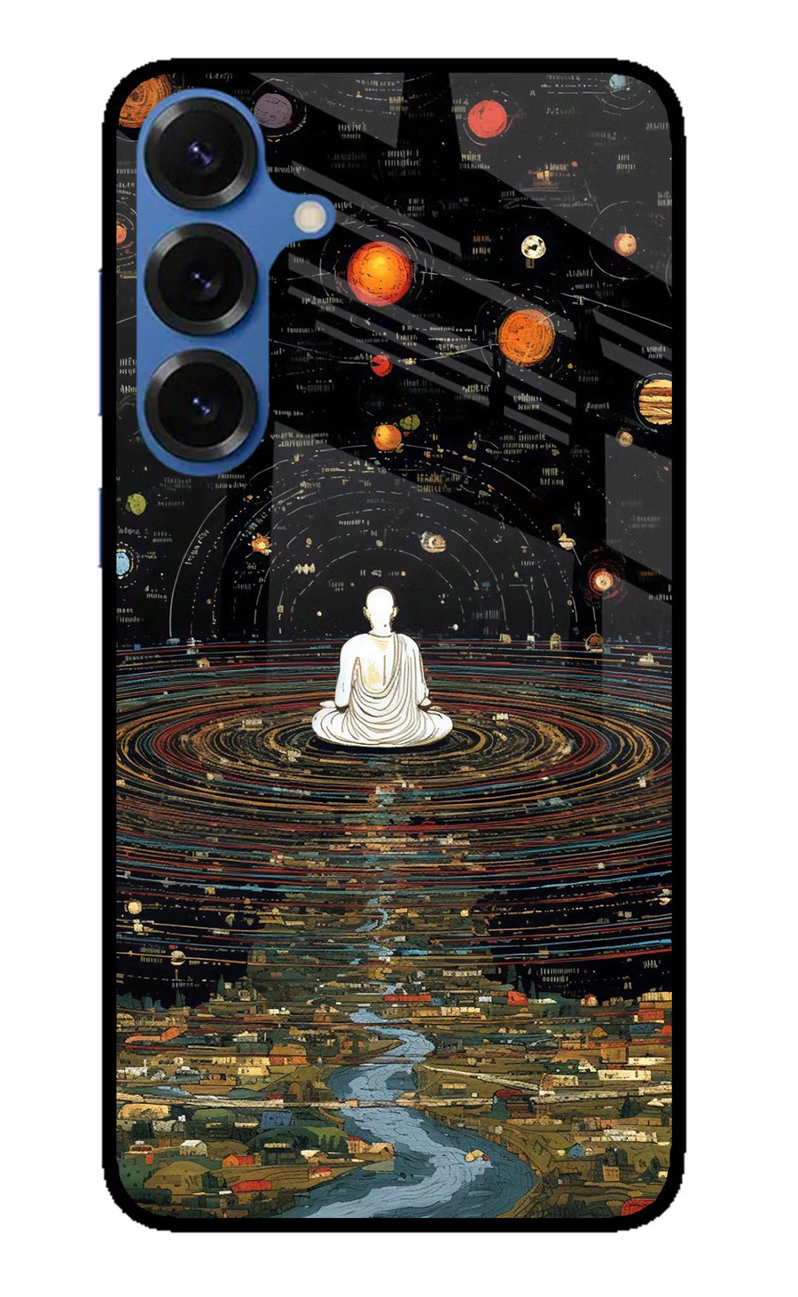 Space Monk Samsung S25 Back Cover, Metal case