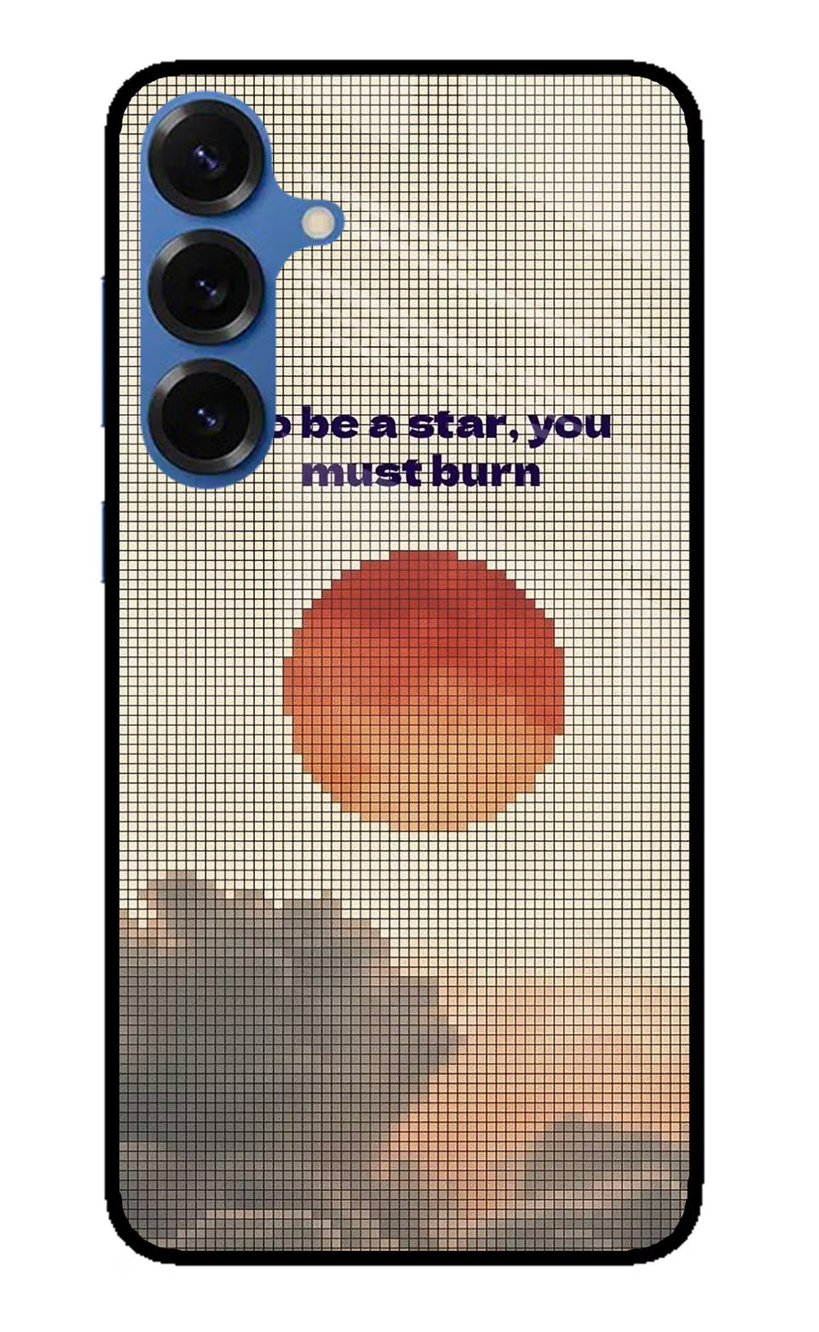Pixel Sun Samsung S25 Back Cover, Metal case