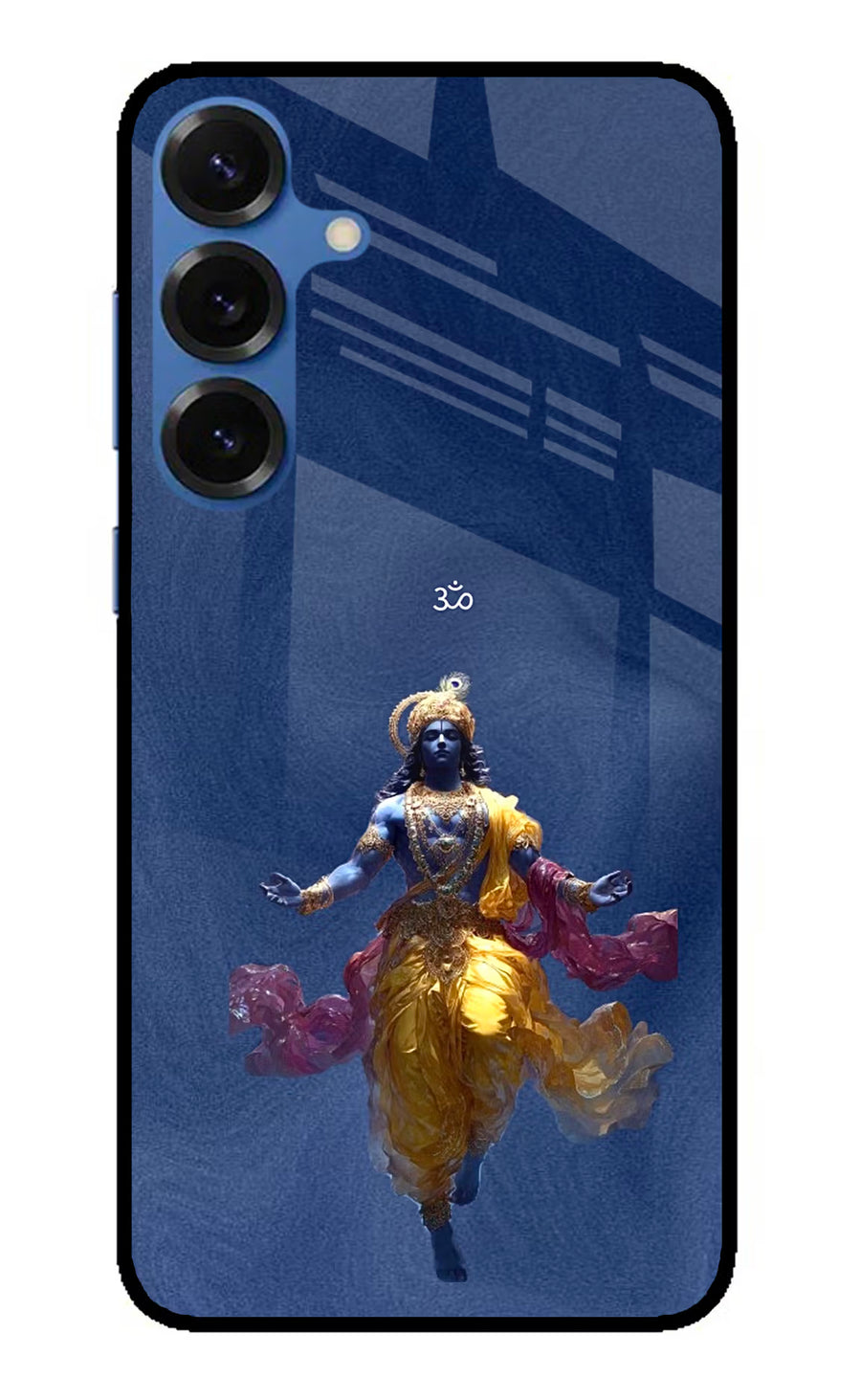Cosmic Krishna Samsung S25 Plus Back Cover, Metal case