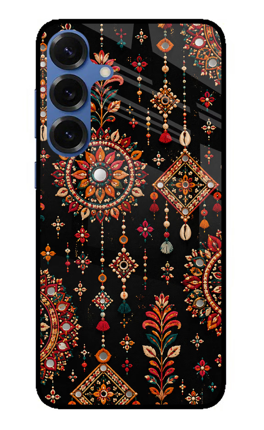 Boho Noir Samsung S25 Plus Back Cover, Metal case