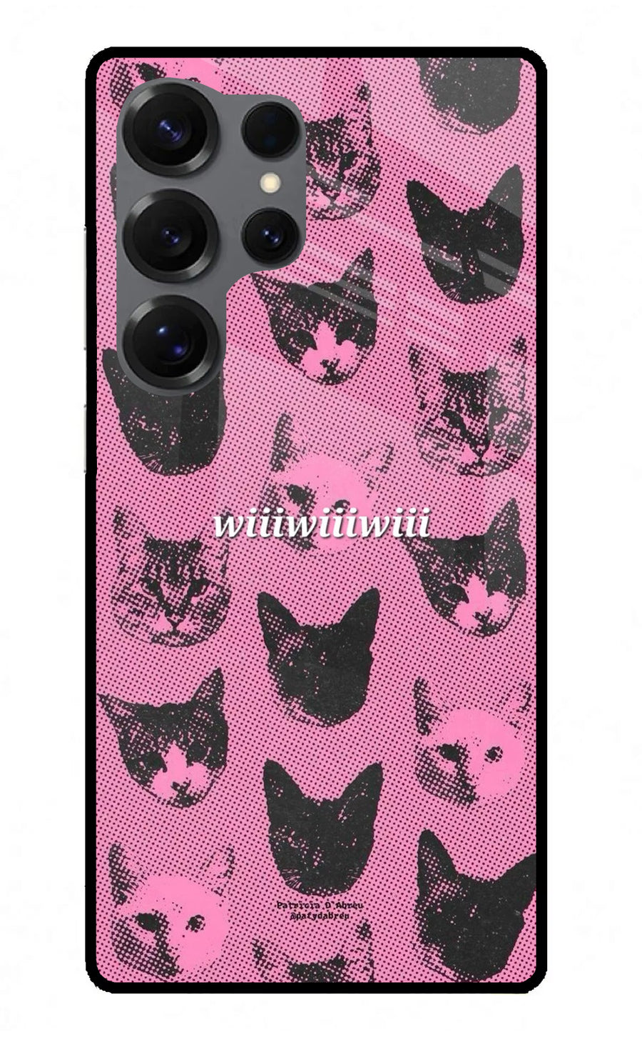 Pink Cats Samsung S25 Ultra Back Cover, Metal case