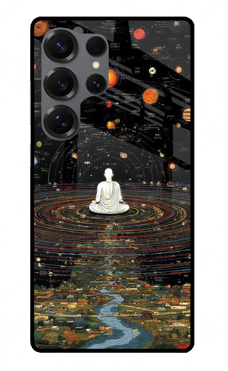 Space Monk Samsung S25 Ultra Back Cover, Metal case