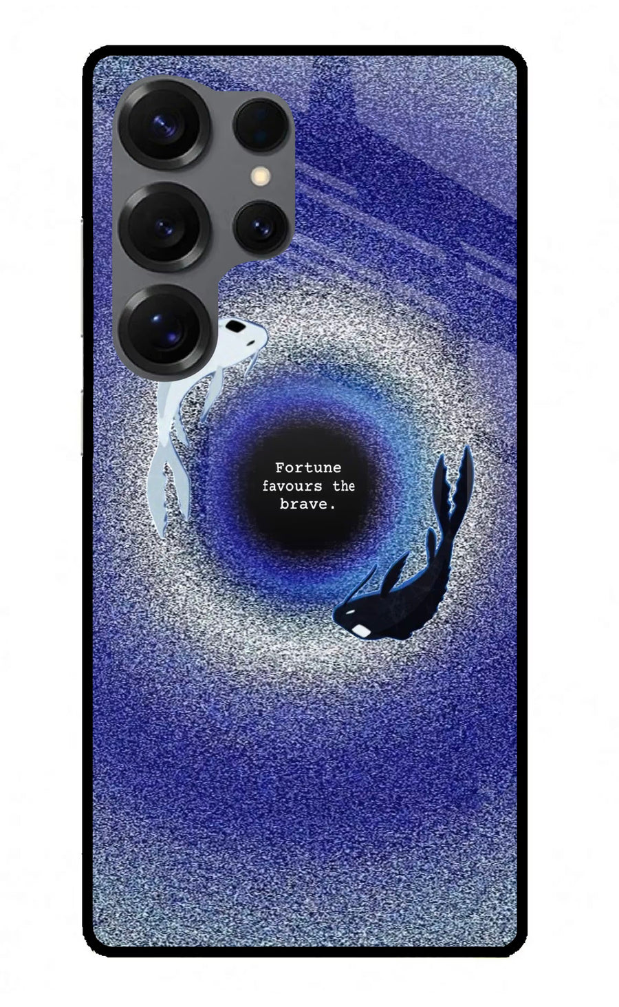 Dark Koi Samsung S25 Ultra Back Cover, Metal case