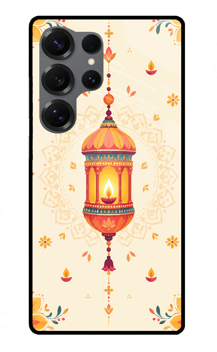Golden Lantern Samsung S25 Ultra Back Cover, Metal case