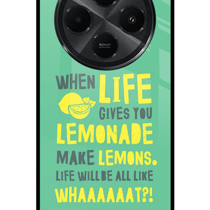 Quote Redmi A4 5G Metal Case Back Cover by Casekaro