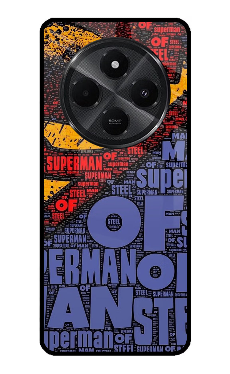 Superman Redmi A4 5G Back Cover, Metal case