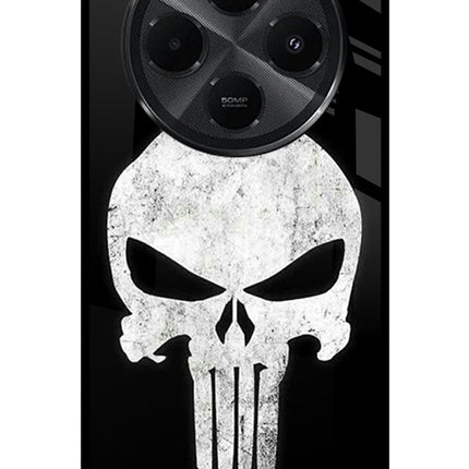 Punisher Skull Redmi A4 5G Metal Case Back Cover by Casekaro