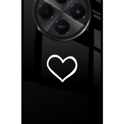 Heart Redmi A4 5G Metal Case Back Cover by Casekaro