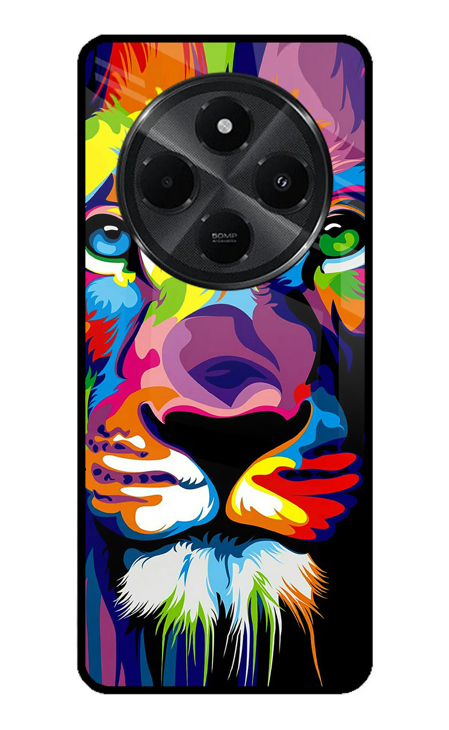 Lion Redmi A4 5G Back Cover, Metal case