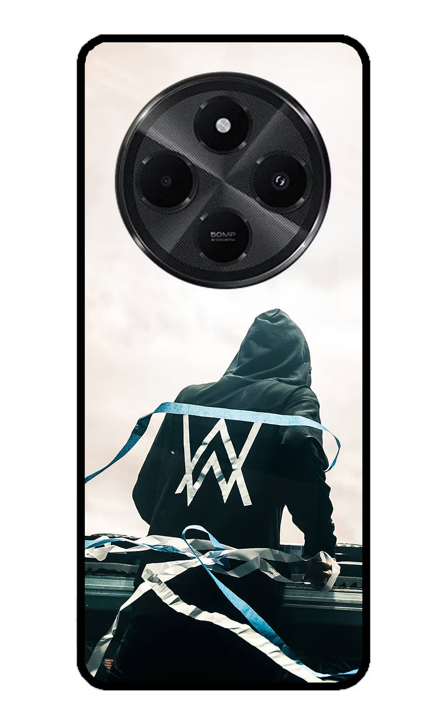 Alan Walker Redmi A4 5G Back Cover, Metal case