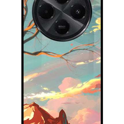 Scenery Redmi A4 5G Metal Case Back Cover by Casekaro