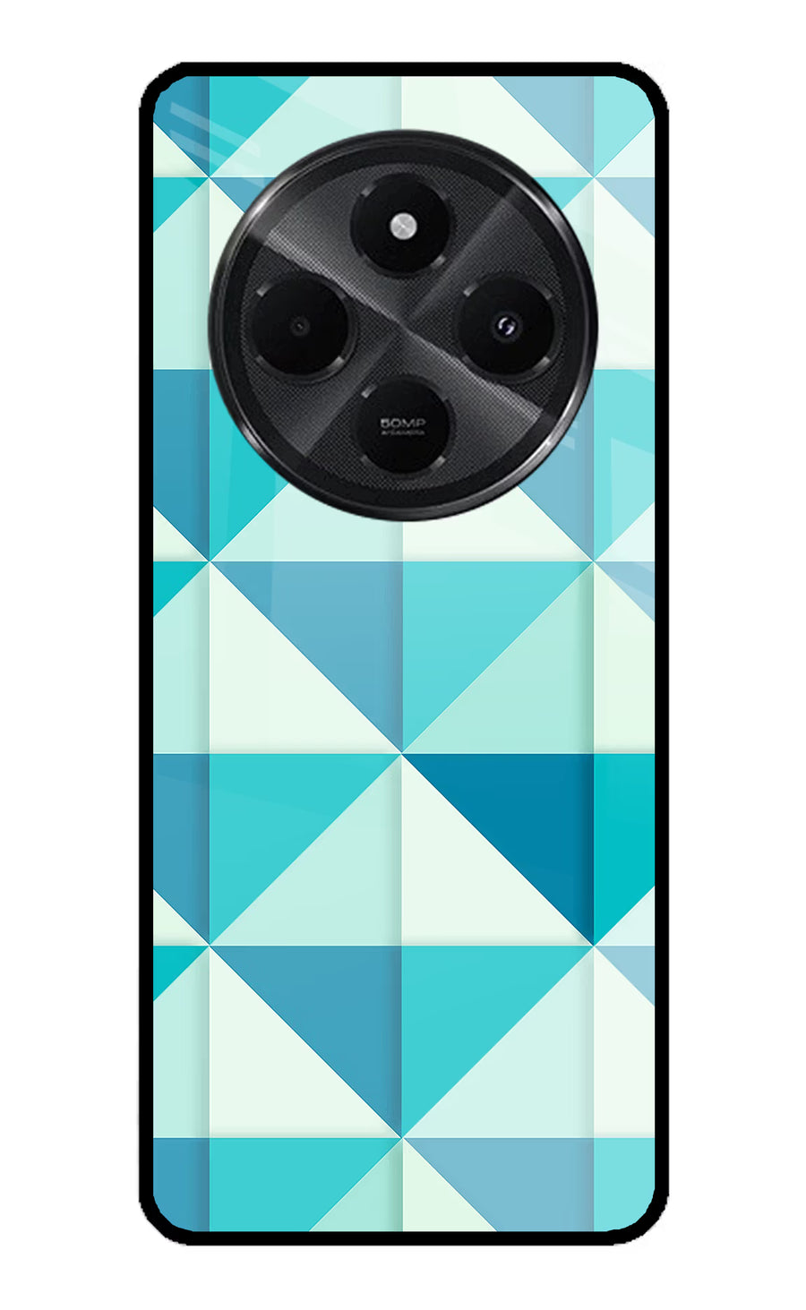 Abstract Redmi A4 5G Back Cover, Metal case