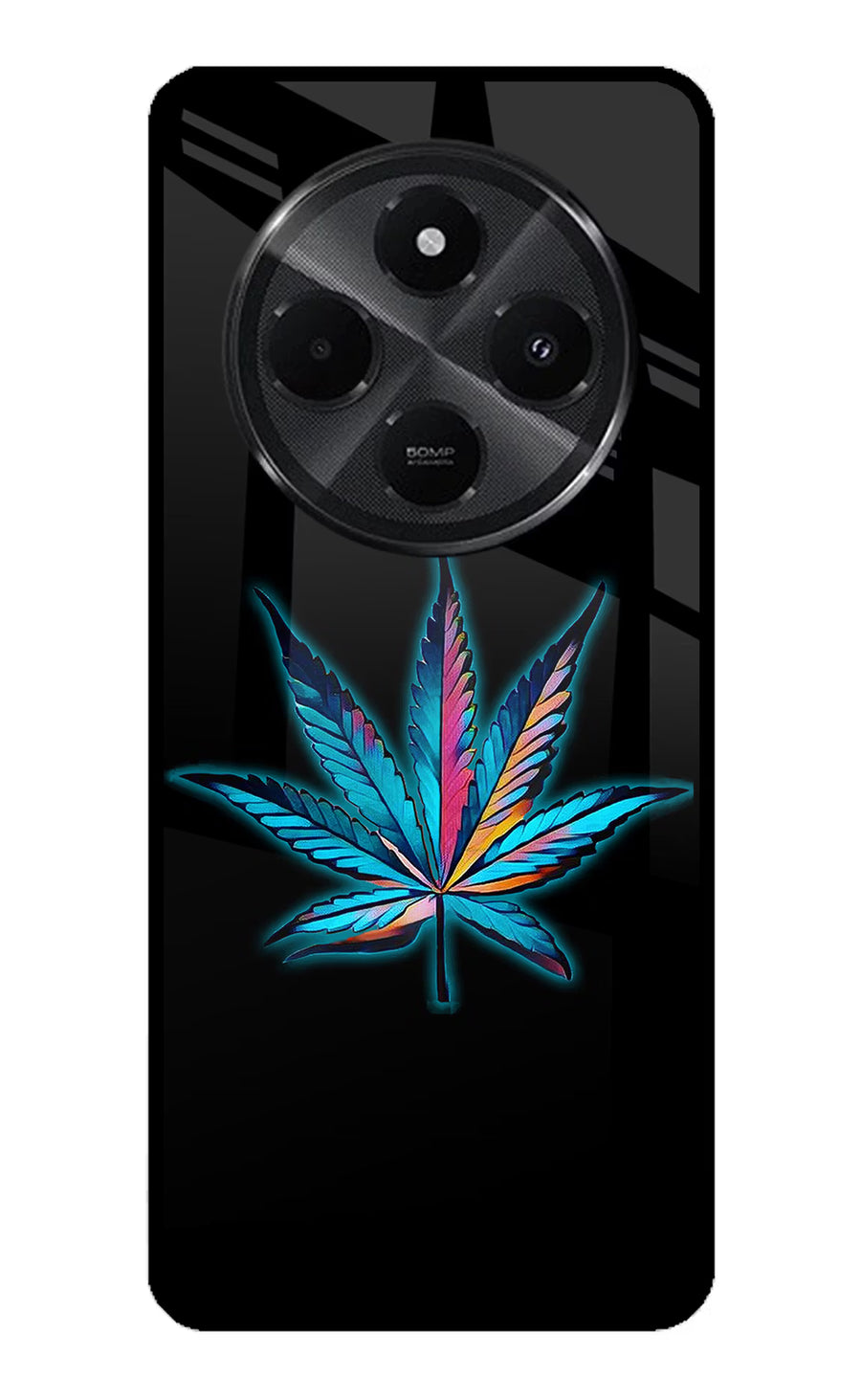 Weed Redmi A4 5G Back Cover, Metal case