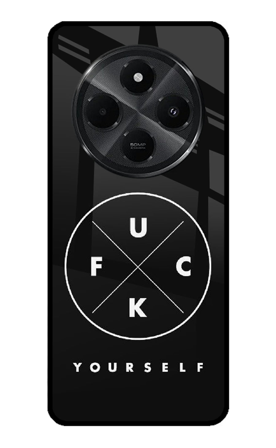 Go Fuck Yourself Redmi A4 5G Back Cover, Metal case