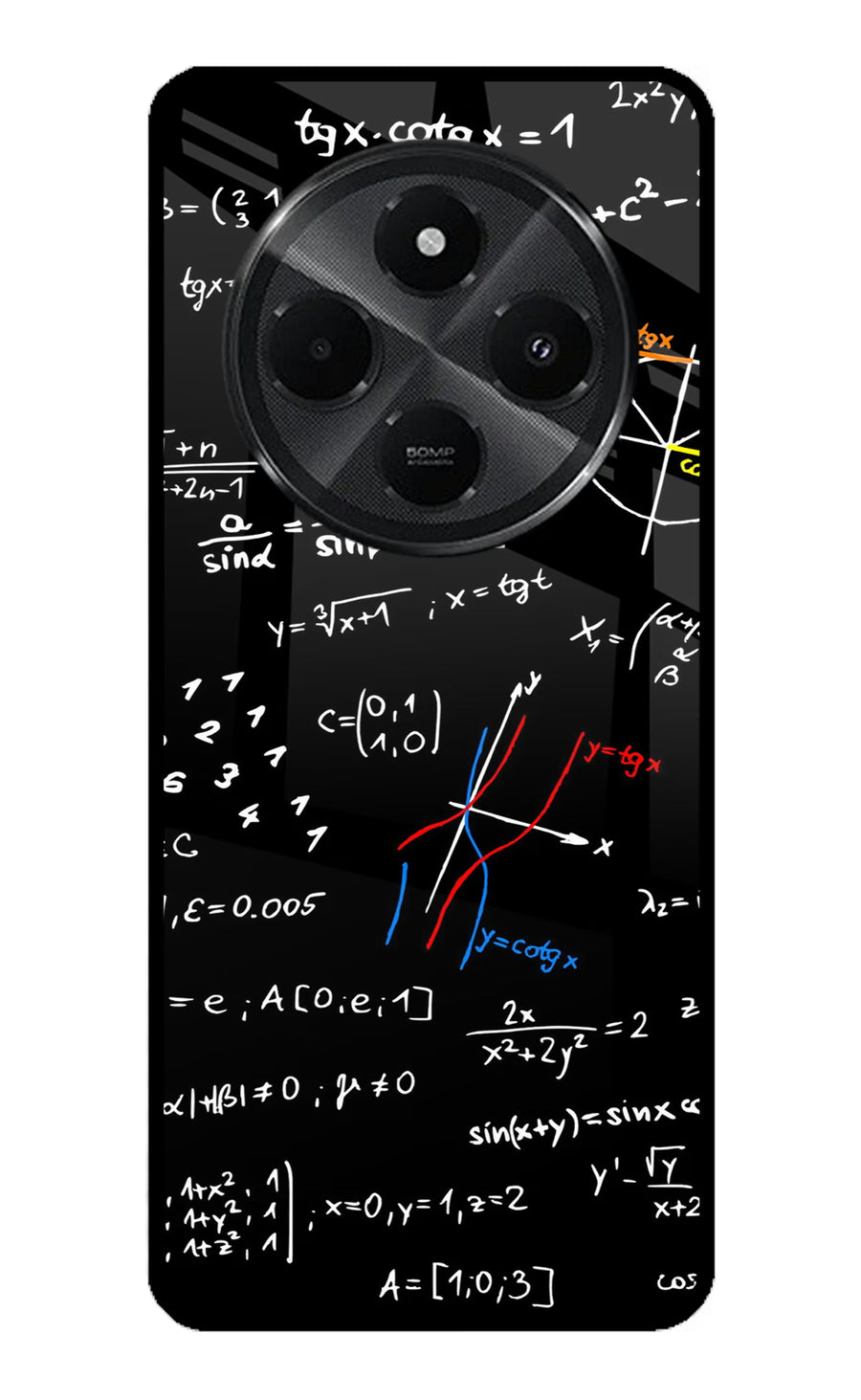 Mathematics Formula Redmi A4 5G Back Cover, Metal case