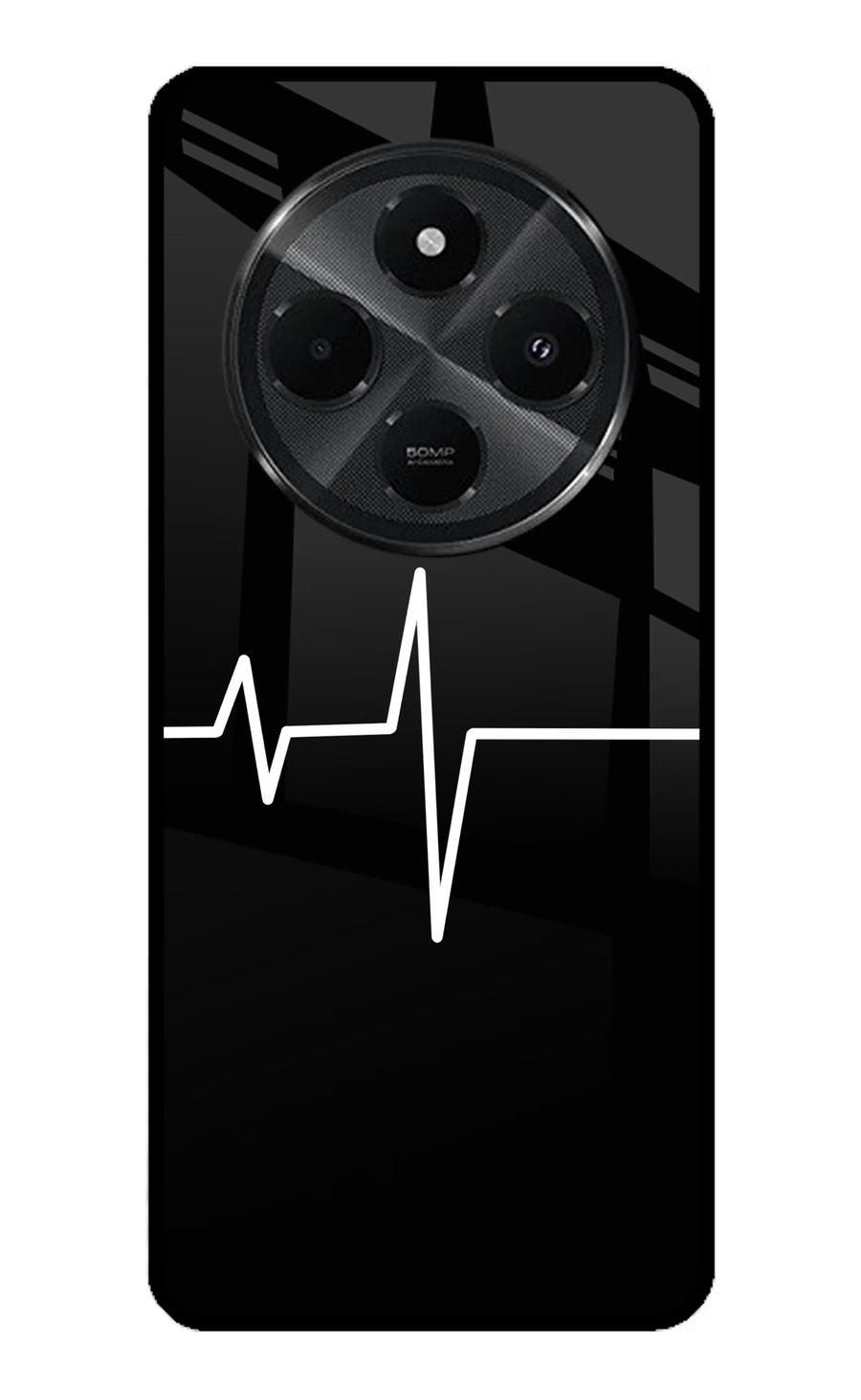 Heart Beats Redmi A4 5G Back Cover, Metal case