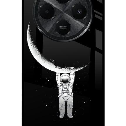 Moon Space Redmi A4 5G Metal Case Back Cover by Casekaro