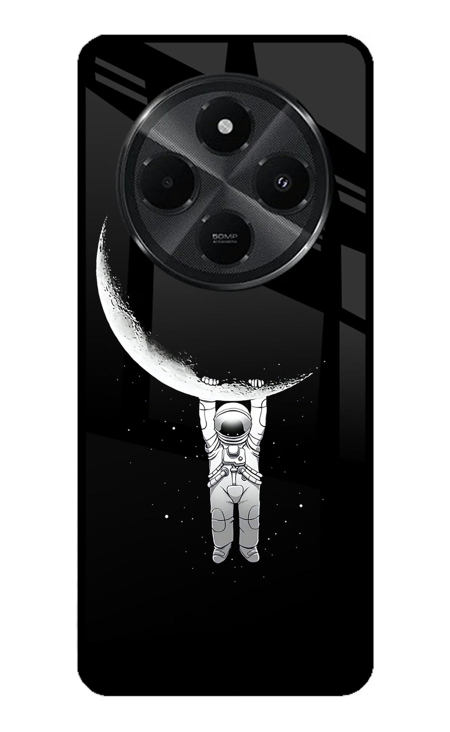 Moon Space Redmi A4 5G Back Cover, Metal case
