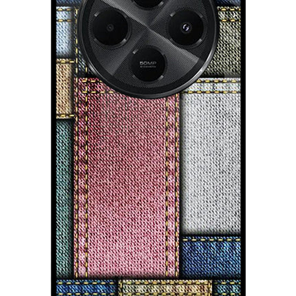 Multicolor Jeans Redmi A4 5G Metal Case Back Cover by Casekaro