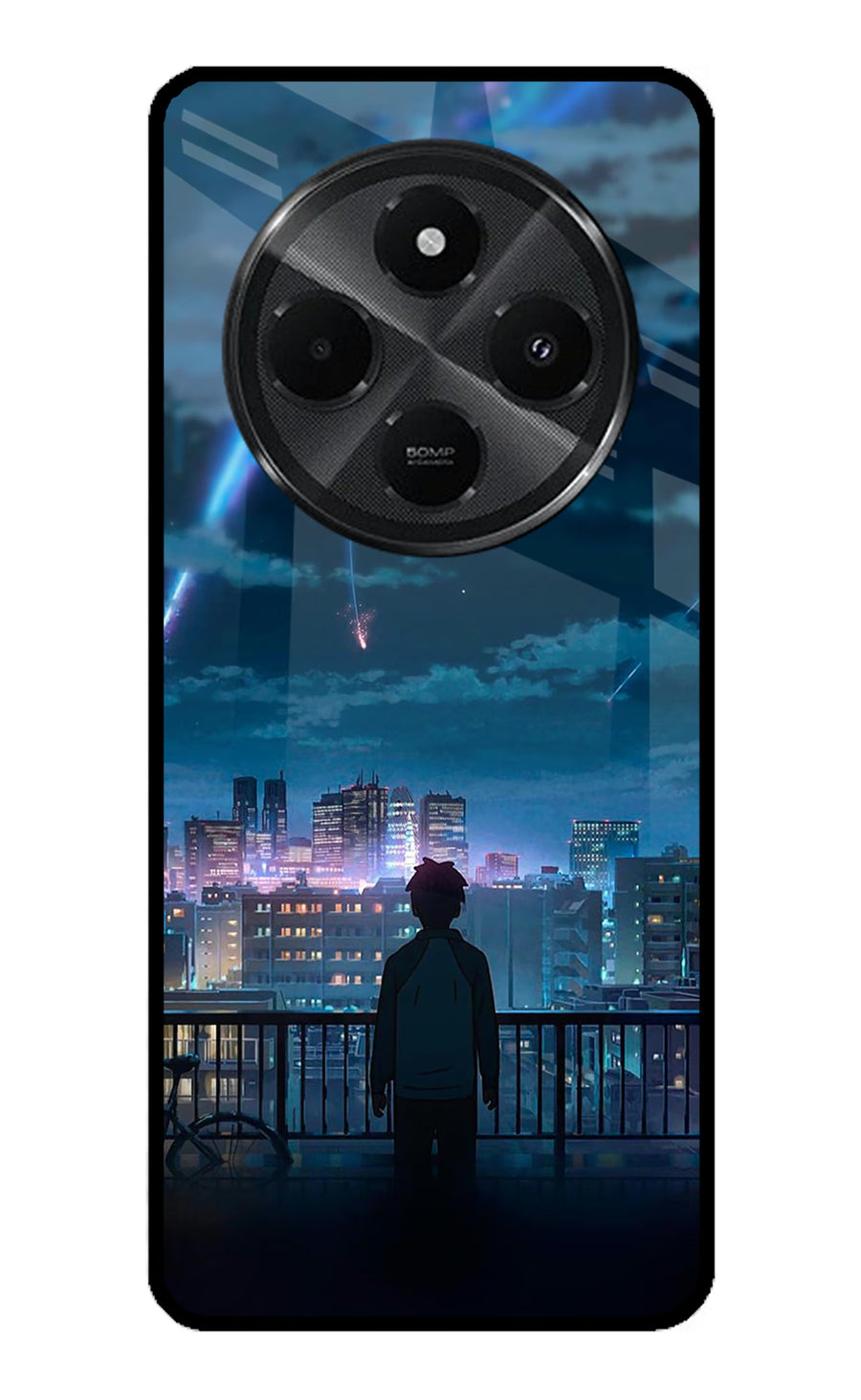 Anime Redmi A4 5G Back Cover, Metal case