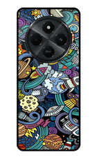 Space Abstract Redmi A4 5G Metal Case Back Cover by Casekaro