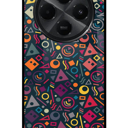 Geometric Abstract Redmi A4 5G Metal Case Back Cover by Casekaro