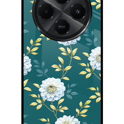 Flowers Redmi A4 5G Metal Case Back Cover by Casekaro