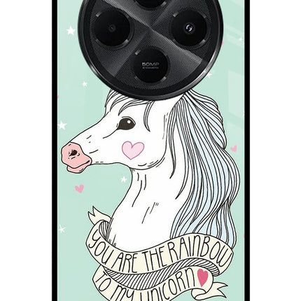 Unicorn Wallpaper Redmi A4 5G Metal Case Back Cover by Casekaro