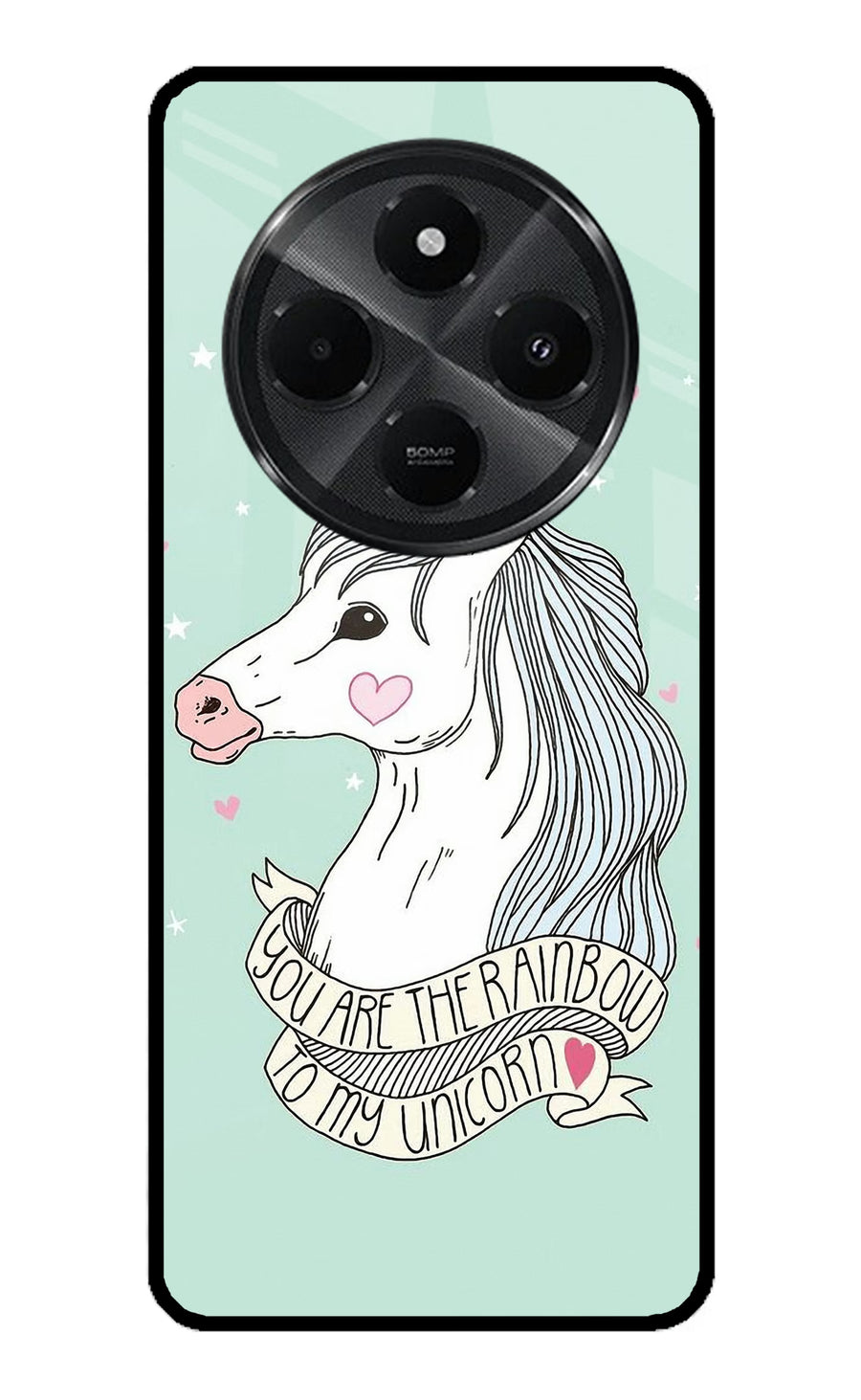 Unicorn Wallpaper Redmi A4 5G Back Cover, Metal case