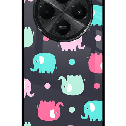 Elephants Redmi A4 5G Metal Case Back Cover by Casekaro