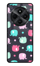 Elephants Redmi A4 5G Metal Case Back Cover by Casekaro