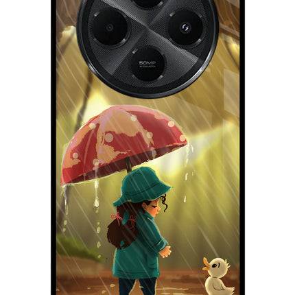 Rainy Day Redmi A4 5G Metal Case Back Cover by Casekaro