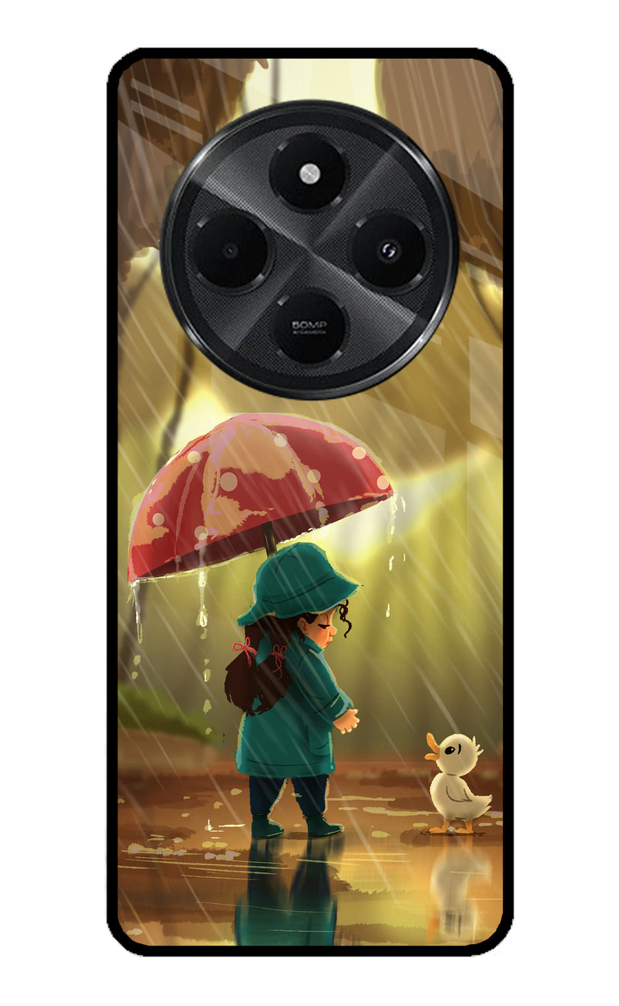 Rainy Day Redmi A4 5G Back Cover, Metal case