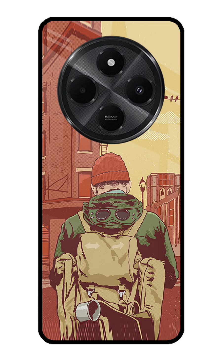 Adventurous Redmi A4 5G Back Cover, Metal case