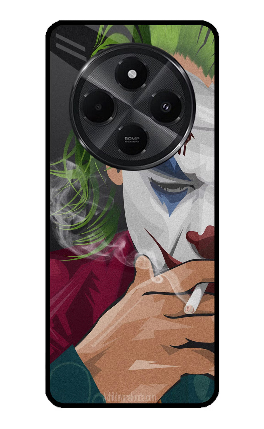 Joker Smoking Redmi A4 5G Back Cover, Metal case
