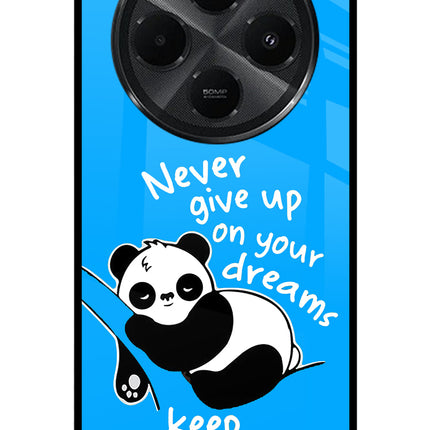 Keep Sleeping Redmi A4 5G Metal Case Back Cover by Casekaro
