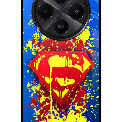 Superman logo Redmi A4 5G Metal Case Back Cover by Casekaro