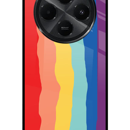 Rainbow Redmi A4 5G Metal Case Back Cover by Casekaro