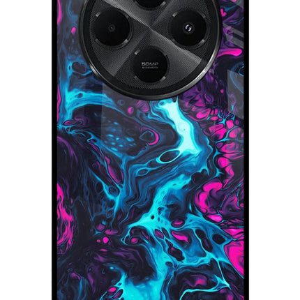 Abstract Redmi A4 5G Metal Case Back Cover by Casekaro