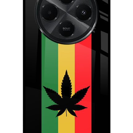Weed Flag Redmi A4 5G Metal Case Back Cover by Casekaro