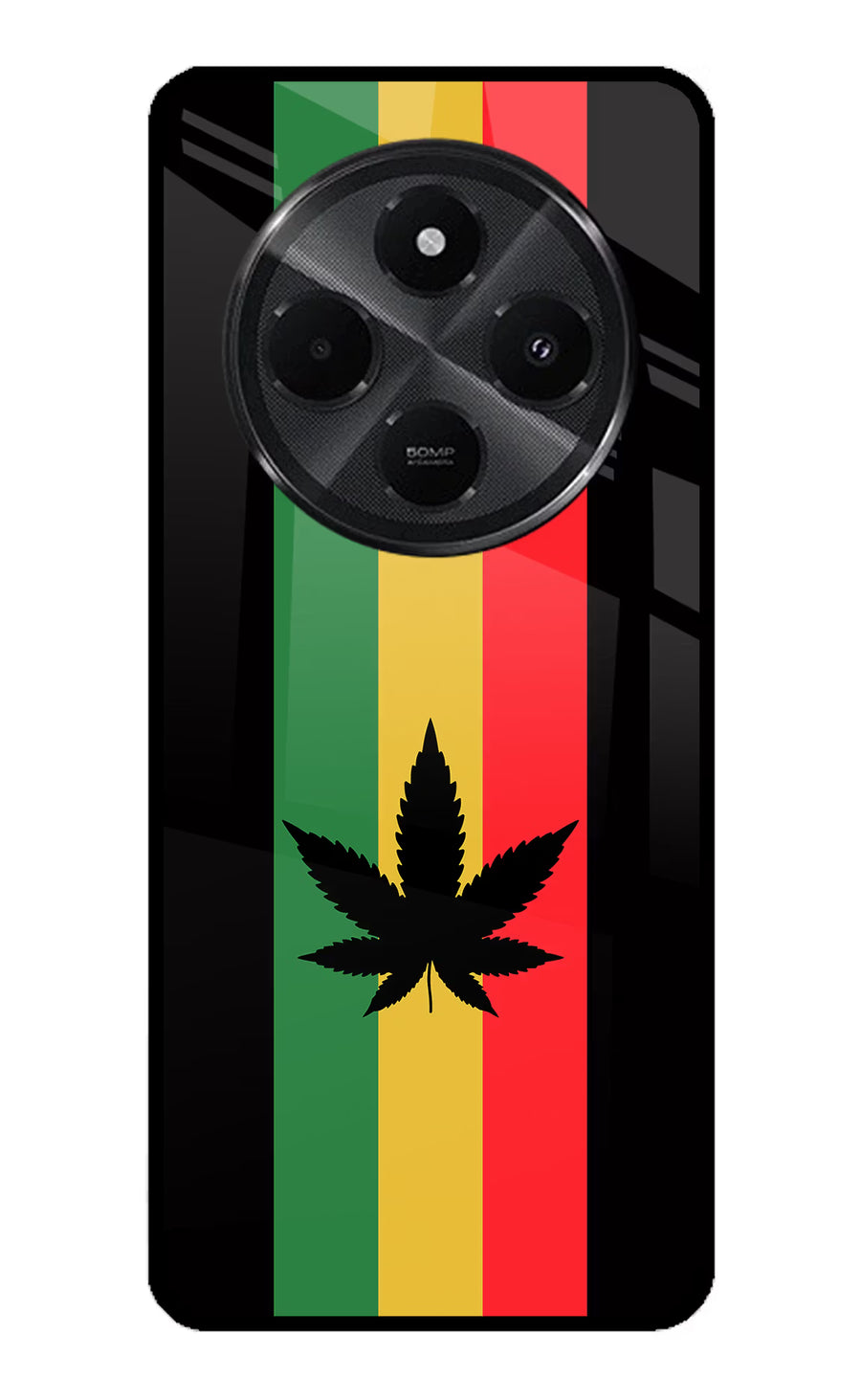 Weed Flag Redmi A4 5G Back Cover, Metal case