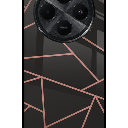 Geometric Pattern Redmi A4 5G Metal Case Back Cover by Casekaro